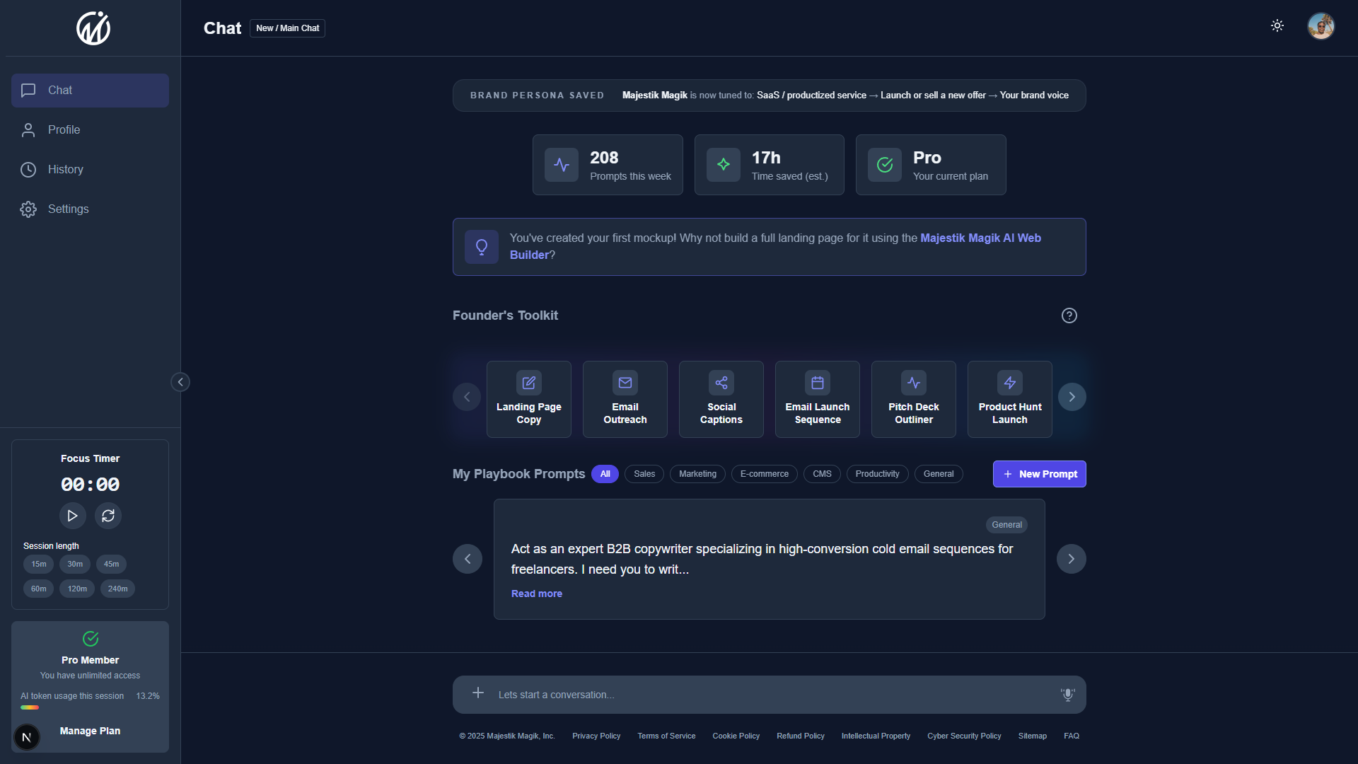 Majestik Magik AI Screenshot